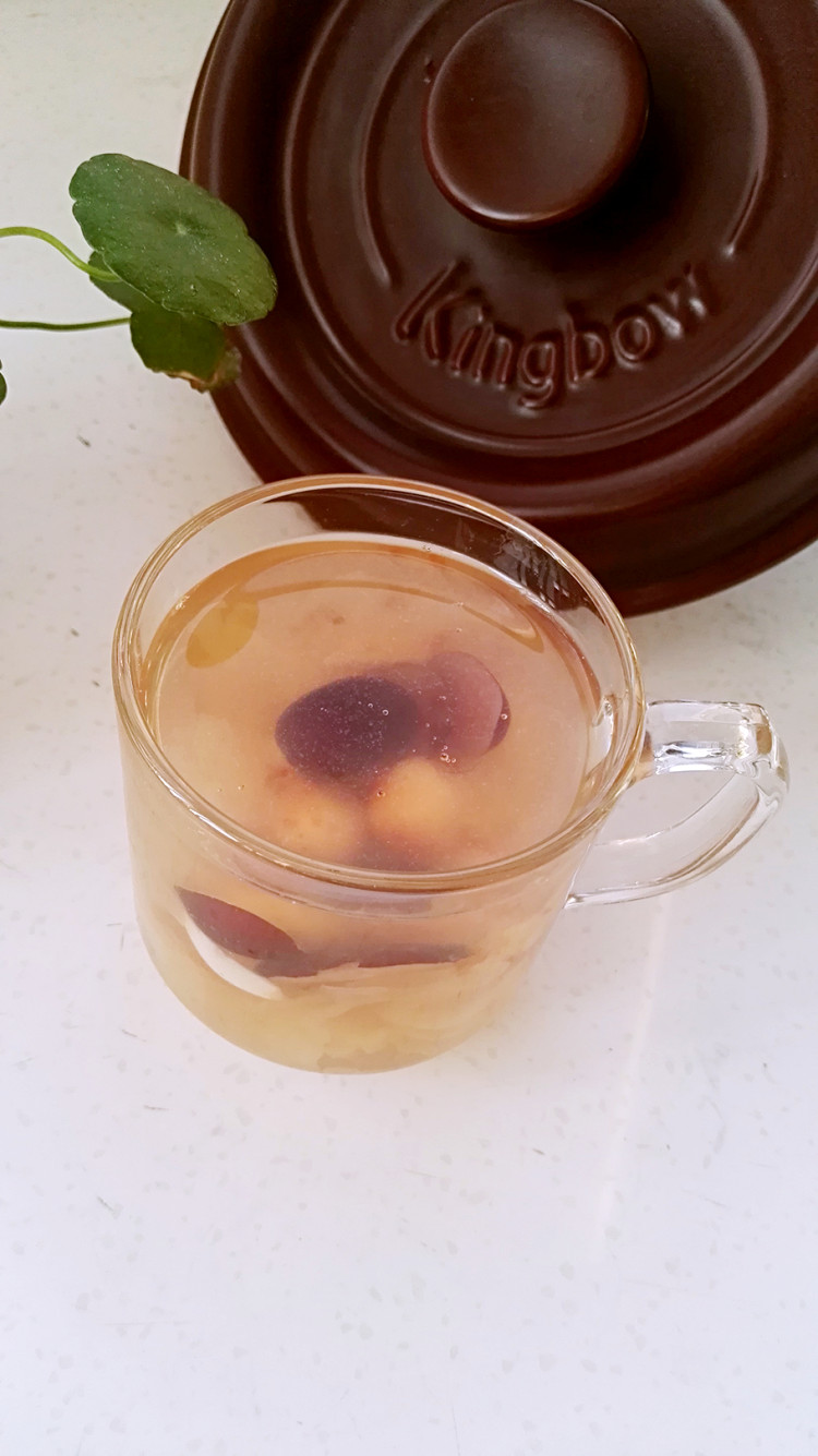 桃胶养颜粥步骤6