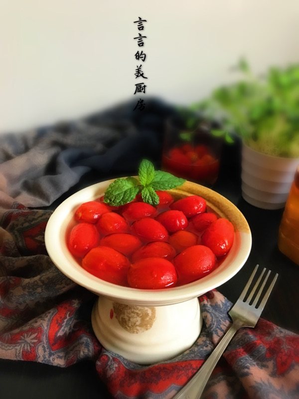 桂花蜜圣女果步骤8