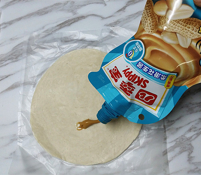 花生酱香蕉酥步骤2