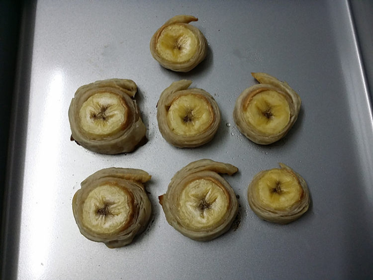 花生酱香蕉酥步骤8