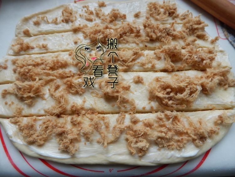 酸奶肉松手撕面包步骤12