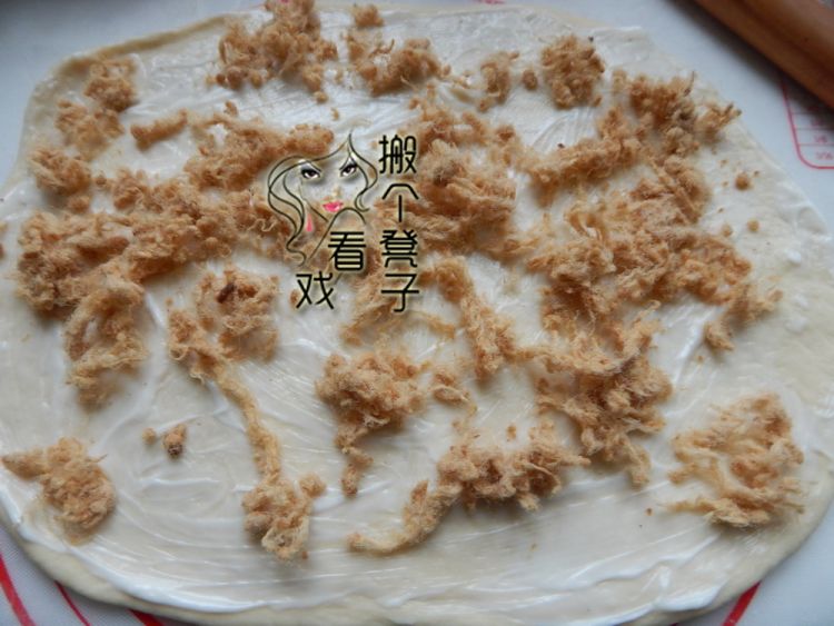酸奶肉松手撕面包步骤11