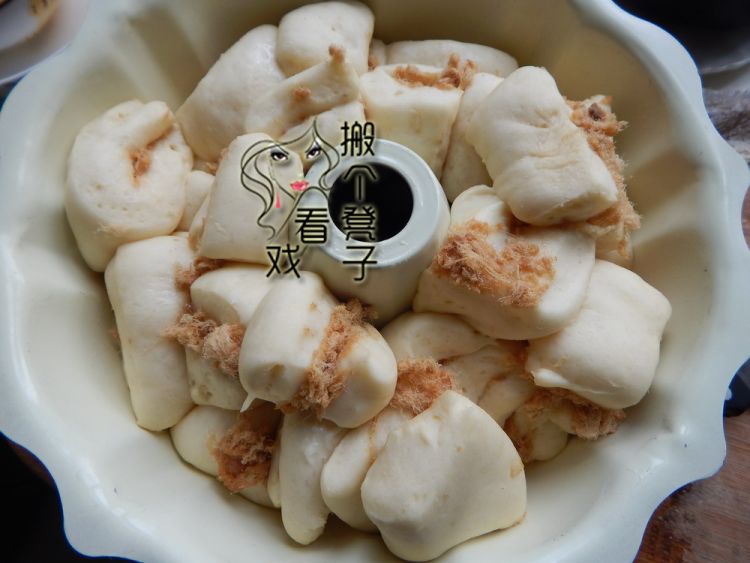 酸奶肉松手撕面包步骤15