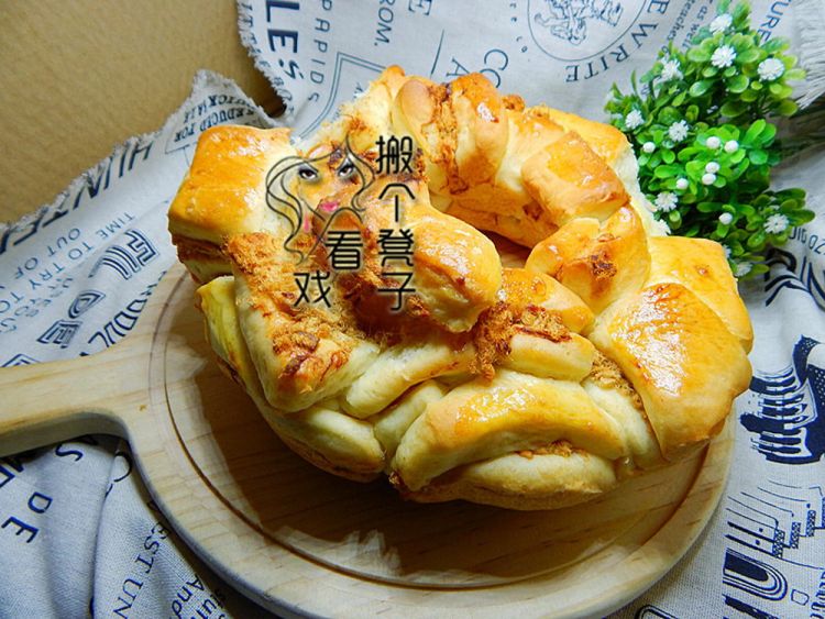 酸奶肉松手撕面包步骤20