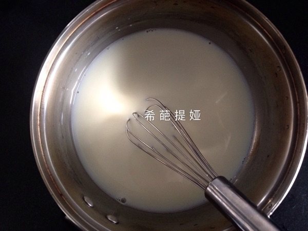 咖啡杏仁布丁步骤2