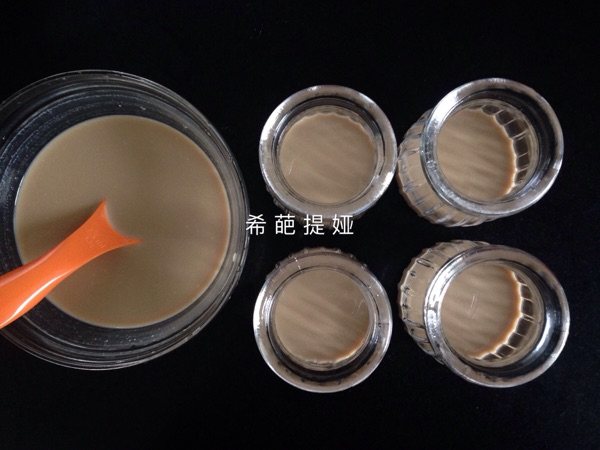 咖啡杏仁布丁步骤6