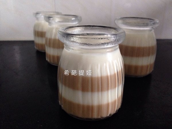 咖啡杏仁布丁步骤12