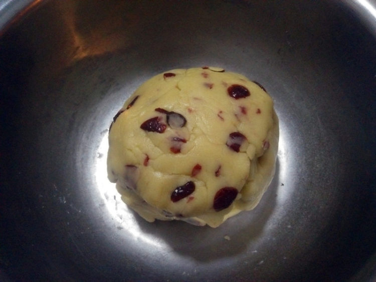 蔓越莓桃酥饼干步骤6