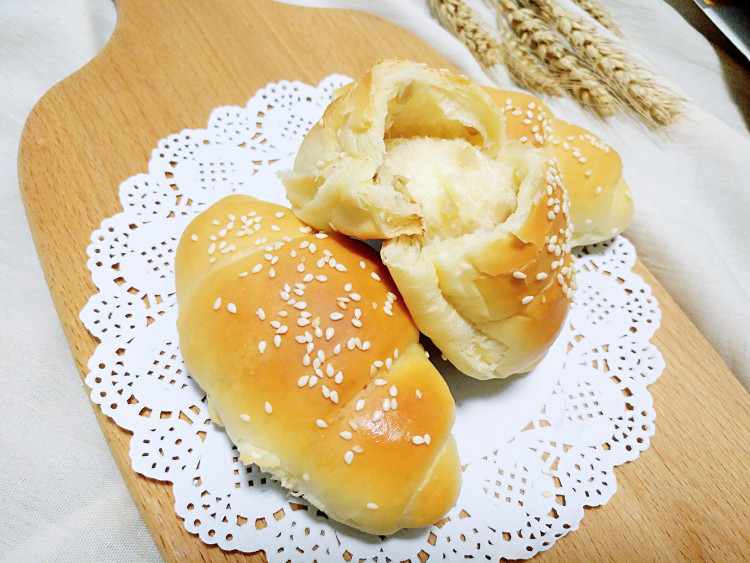 萝卜干面包卷步骤17