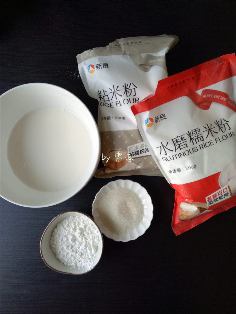 芝麻麻薯步骤1