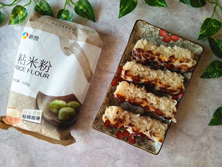 红枣粘米发糕步骤10