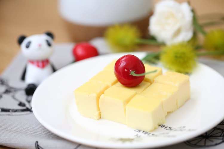 豆浆鸡蛋布丁步骤12
