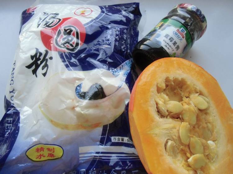南瓜蓝莓饼步骤1