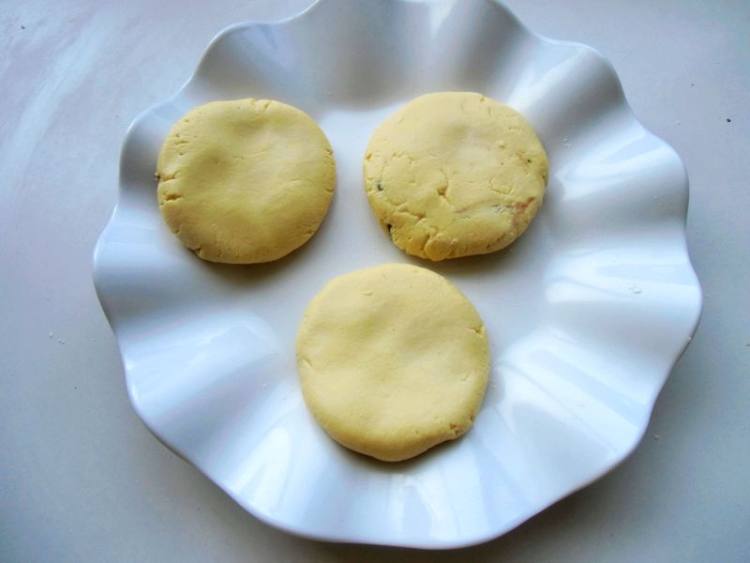 南瓜蓝莓饼步骤9