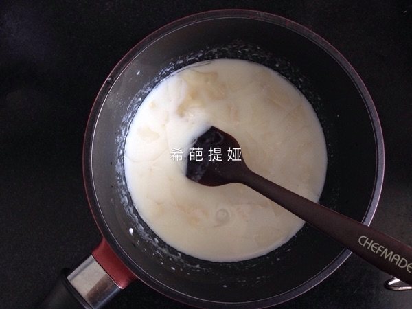 椰香蓝莓布丁步骤3