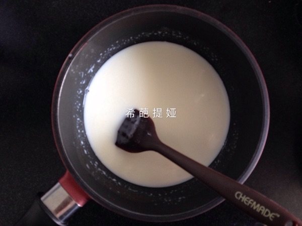 椰香蓝莓布丁步骤4