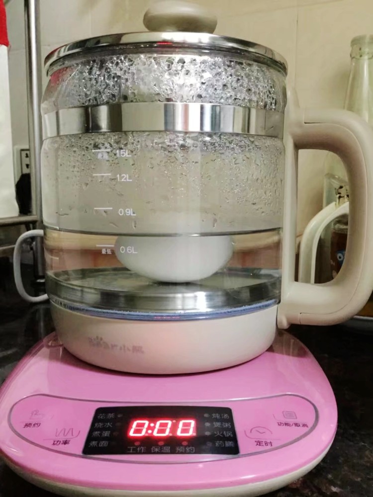 养生壶版红枣鸡蛋糖水步骤3