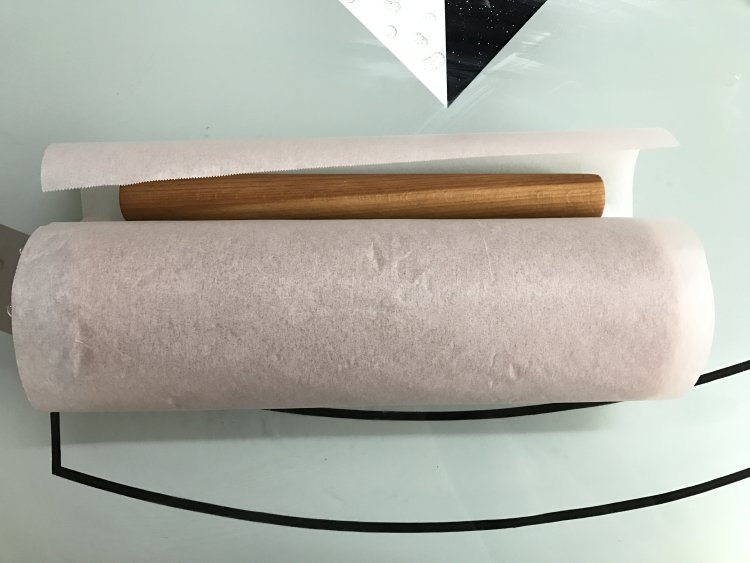 黑米戚风蛋糕卷步骤14