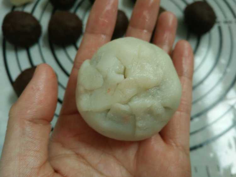 花朵冰皮月饼步骤11