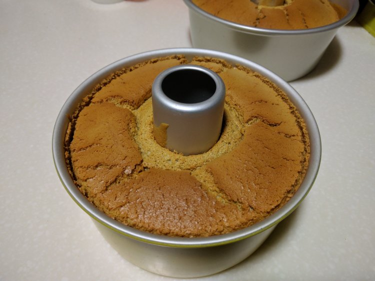 咖啡乳酪戚风蛋糕步骤16
