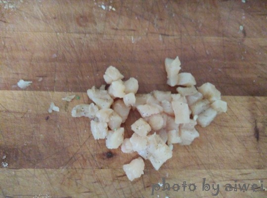 秋葵鸡肉沙拉步骤2