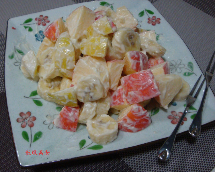 香甜沙拉拌水果步骤8