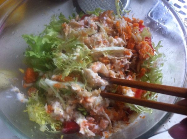 蟹肉色拉步骤14