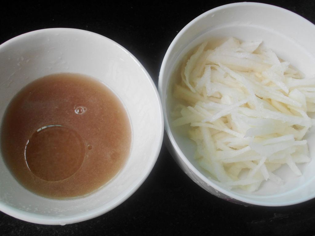 梨汁蔬菜沙拉步骤5