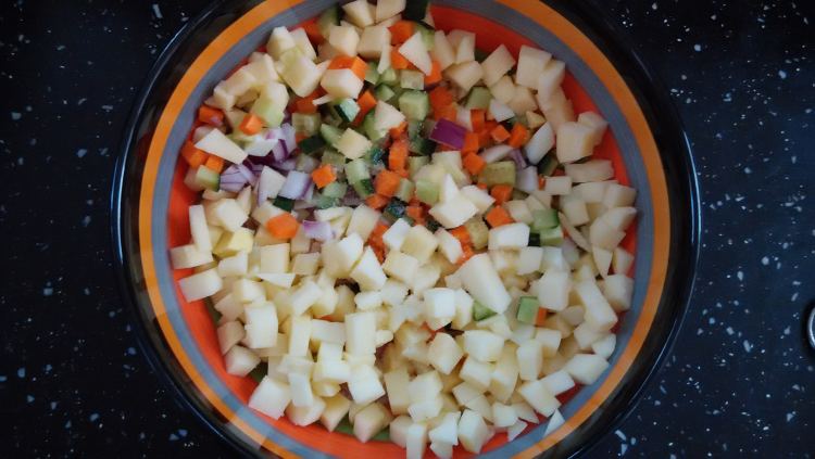 苹果蔬菜沙拉步骤5
