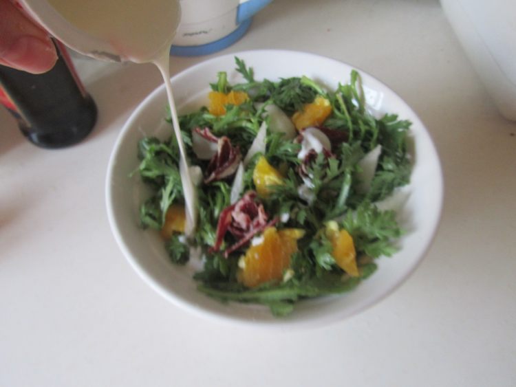 火腿茼蒿水果酸奶沙拉步骤8