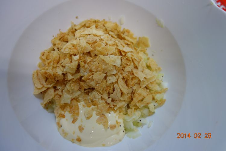 芹菜薯片步骤7