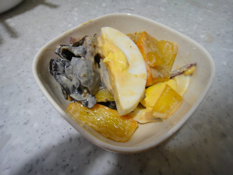 熟菜鸡蛋沙拉步骤8