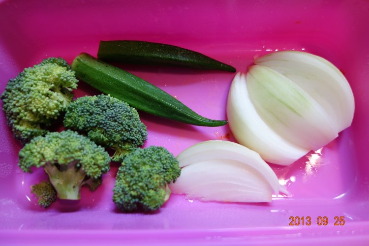 蒸蔬菜步骤2