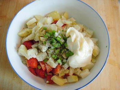 土豆草莓沙拉步骤7