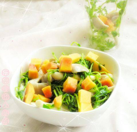 蘑菇豆苗沙拉步骤9