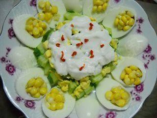 冷盘之黄瓜玉米蛋沙拉步骤7