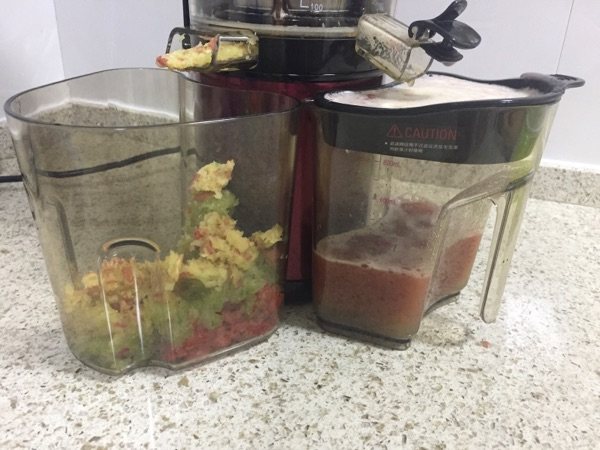 黄瓜苹果番茄汁步骤6