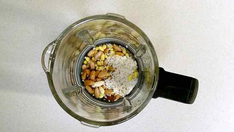 花生大米豆浆步骤3