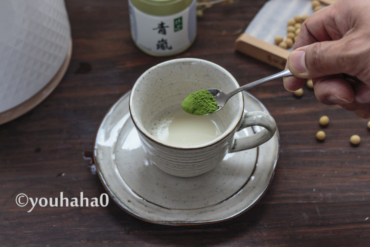 抹茶豆浆奶茶步骤7