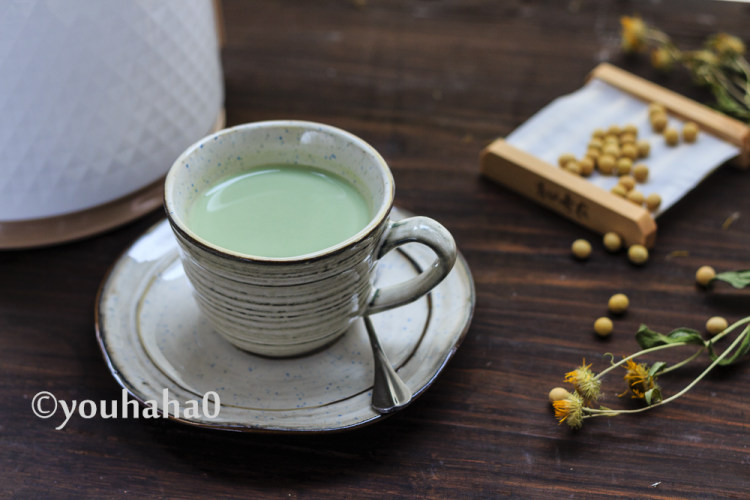 抹茶豆浆奶茶步骤8