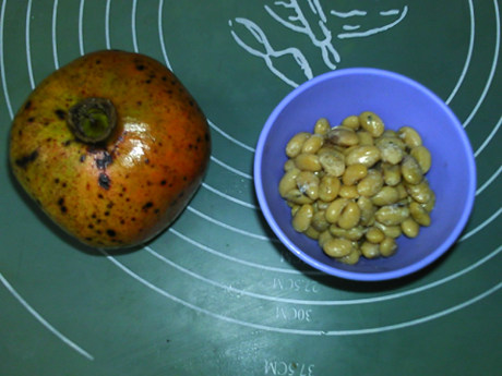 石榴熟豆豆浆步骤1