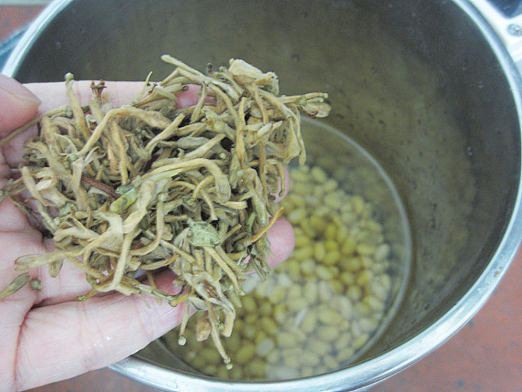 金银花豆浆步骤6