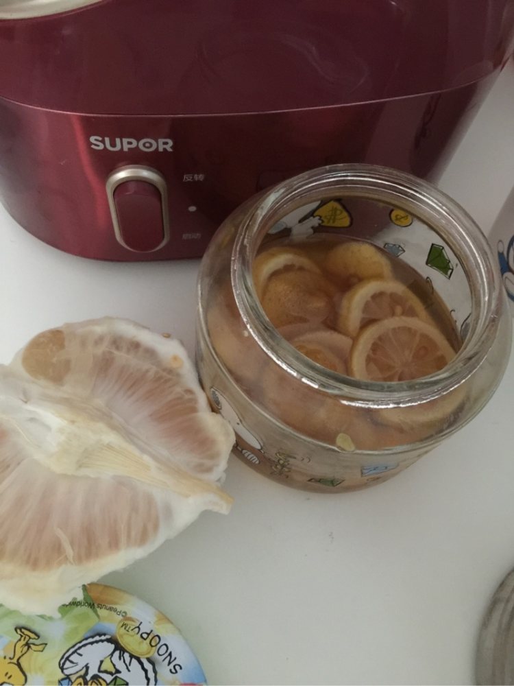 柠檬柚子茶步骤1