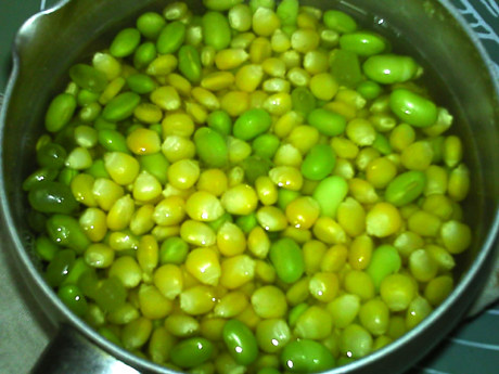 青豆玉米浆步骤4