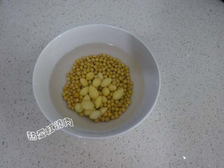 白果豆浆步骤3