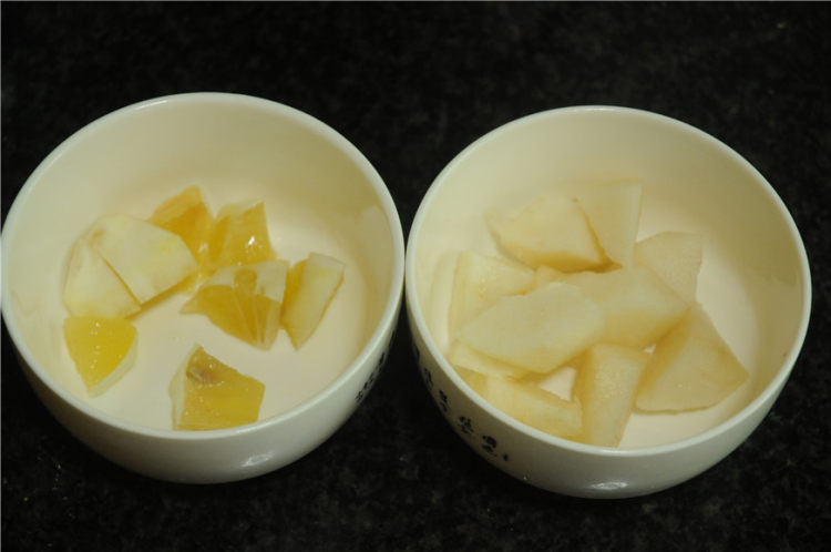 贡梨柠檬优酪乳步骤1