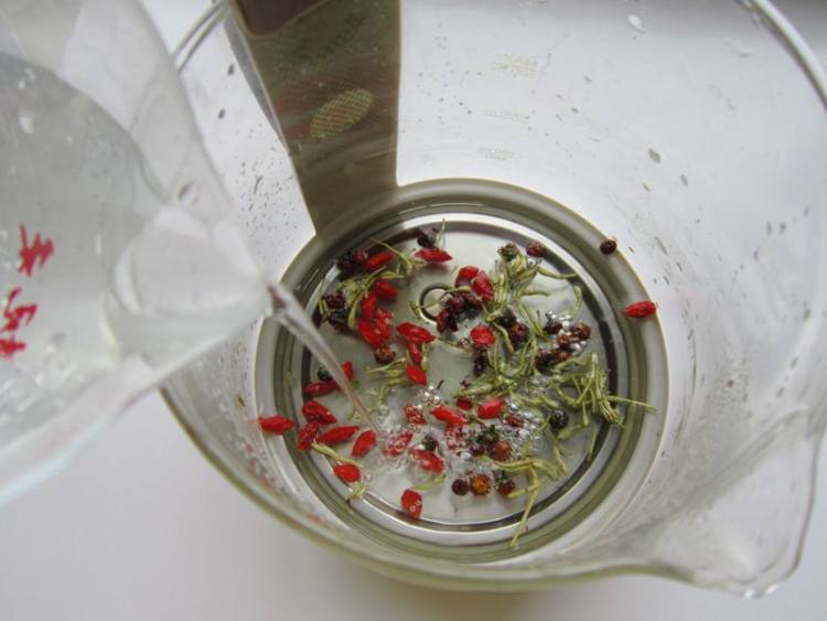 金银花胎菊茶步骤5