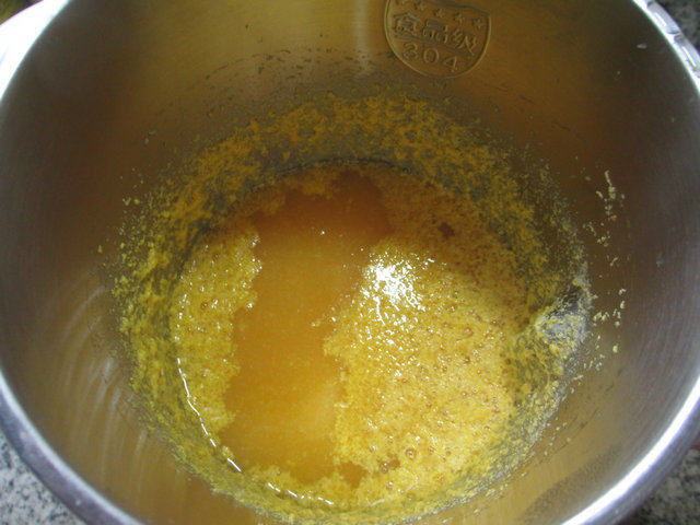 胡萝卜黏玉米汁步骤7
