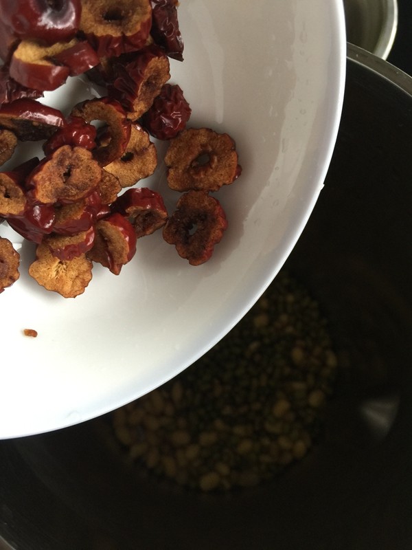 红枣绿豆豆浆步骤5