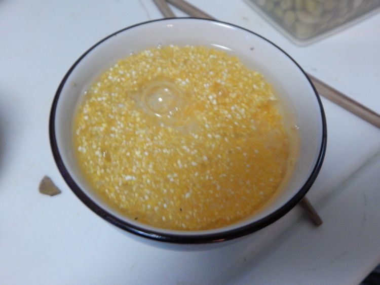 南瓜玉米粒米糊步骤3